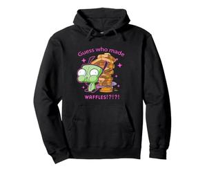 Invader Zim Guess Who Made Waffles Gir Felpa con Cappuccio