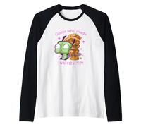 Invader Zim Guess Who Made Waffles Gir Maglia con Maniche Raglan