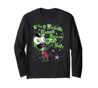 Invader Zim I Am A Perfectly Normal Human Worm Distressed Maglia a Manica