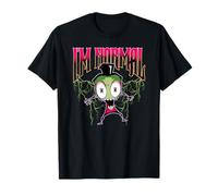 Invader Zim I'm Normal Freaked out Zim Retro Metal Poster Maglietta