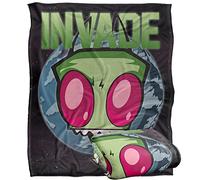 Invader Zim Invade Coperta super morbida al tatto setoso - 152 x 127 cm