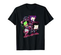 Invader Zim Lightning Storm Anime Characters Collage Maglietta