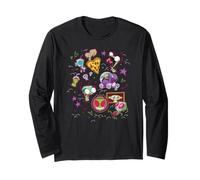 Invader Zim Retro Neon Funny Stickers Collage Maglia a Manica