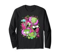 Invader Zim Valentine's Day Gir I Love Doom Poster Maglia a Manica