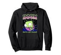 Invader Zim You Are all Doomed Gir in Space Felpa con Cappuccio