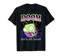 Invader Zim You Are all Doomed Gir in Space Maglietta