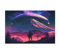 Invasion Puzzle Per Adulti 1000 Pezzi Difficile Puzzles in Legno Impegnativo Gioco Preciso A Incastro Gioco Educativo Sfida Giocattolo (75×50cm)