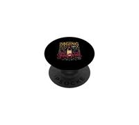 Invecchiare come un buon bevitore di vino Vino Compleanno PopSockets PopGrip Adesivo