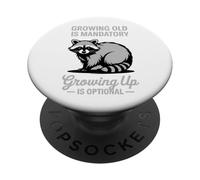 Invecchiare è inevitabile crescere è una scelta PopSockets PopGrip Adesivo