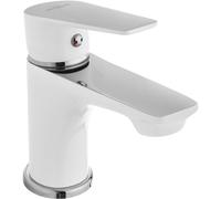 Invena Dokos rubinetto per lavabo verticale bianco BU-19-002
