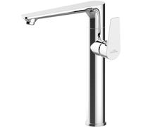 Invena Dokos rubinetto per lavabo verticale cromo BU-19-WB1