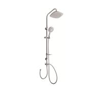 Invena Elea set doccia a parete con soffione cromo AU-82-001