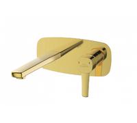 Invena Glamour rubinetto per lavabo da incasso oro BP-02-U09