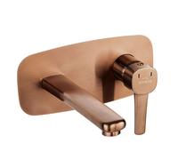 Invena Glamour rubinetto per lavabo da incasso rame BP-02-U14