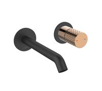 Invena Moonlight rubinetto per lavabo da incasso nero BP-77-U14