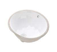 Invena Mykonos lavabo 49x40 cm ovale sottopiano bianco CE-50-001