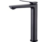 Invena Neri rubinetto per lavabo verticale nero BU-01-W04