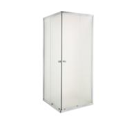 Invena Parla box doccia 80x80 cm quadrato cromo lucida/vetro trasparente AK-48-185