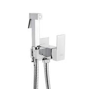 Invena rubinetto per bidet con set doccia da incasso cromo BP-K0-B01