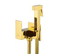 Invena rubinetto per bidet con set doccia da incasso oro BP-K0-B09