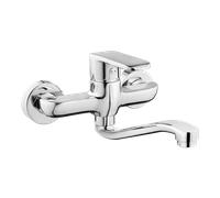 Invena Siros rubinetto da cucina a parete cromo BC-90-001