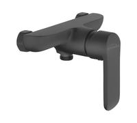 Invena Siros rubinetto per doccia a parete nero BN-90-004