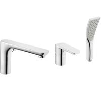 Invena Siros rubinetto per vasca e doccia bordo vasca cromo BW-90-S01