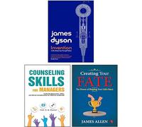 Invention: A Life of Learning through Failure, Creating Your Fate & Counseling Skills For Managers 3 Books Collection Set