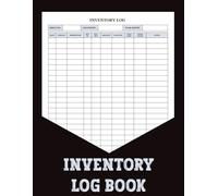 Inventory Log Book: Organize your inventory with this efficient logbook, ideal for tracking quantities, costs, and daily movements.