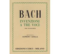 Curci Invenzioni a tre Voci Johann Sebastian Bach Libro