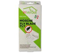 Inverde Trappole adesive per Mosche e moscerini della Frutta (3X)