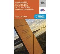 Inverness, Loch Ness and Culloden (Map) OS Explorer Map