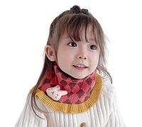 Inverno Caldo Addensare Sciarpe Reticolo Reticolo Maglia Collare Sciarpa Con Animali Del Fumetto Decorazione Forniture Antivento Per Inverno Scaldacollo Per Ragazze Running Warmer Ragazzi Maglia Lana