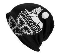 Inverno caldo tesa orinatoio berretto, Ceceno Personalizzato Borz Bonnet Cappello Cappelli Lavorati A Maglia Uomo Donna Hip Hop Unisex Bandiera Della Cecenia Inverno Caldo Skullies Berretti Berretti
