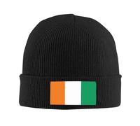Inverno Cappelli Cote D’Ivoire Ivorian Flag Traspirante Beanie Hat Leggero Cuffed Beanie Corsa Sci Ciclismo