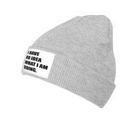 Inverno Cappelli I Have No Idea What I'm Doing Traspirante Beanie Hat Moderno Cuffed Beanie per Inverno Sci Ciclismo