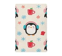 Inverno Cartoon Penguin Carino presepe biancheria da letto set bambino letto Per la ragazza 52 ''x28 '' sábanas para recien nacido