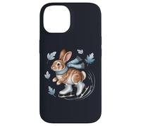 Inverno Coniglietto Pattinaggio su Ghiaccio Carino Anim Custodia per iPhone 14