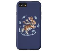 Inverno Coniglietto Pattinaggio su Ghiaccio Natura Carino Custodia per iPhone SE (2020) / 7 / 8