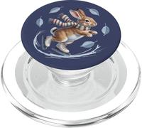 Inverno Coniglietto Pattinaggio su Ghiaccio Natura Carino PopSockets PopGrip per MagSafe