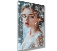 Inverno Dipingere con i Numeri Adulti 60 x 120 cm Tela, Dipingere con i Numeri Ragazza Motivo Design, Hobby Creativi Adulti Kit di Pittura Acrilica Fai-da-Te, Home Room Decor, Regalo Creativo, 935-W