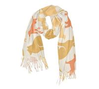inverno essenziale cashmere sentire sciarpa lunga per cena giallo e arancione gatto e cane bufanda de invierno para mujer