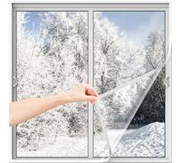Inverno Kit Isolante per Finestre, Pellicola Isolante per Finestre, Antivento Antipolvere Impermeabili, per Isolamento Invernale Blocco Freddo, Portandoti Un Inverno Caldo(130x170cm)