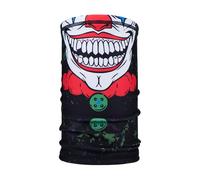 Inverno Nero Micro Pile Uomini Scaldacollo Scaldacollo Snood Collo Sciarpa Biker Sci Bandana Ghetta Maschera Clown, Nero , Taglia unica