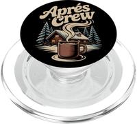 Inverno Neve Après Ski Cabin Crew Coffee Lodge Scena Montagna PopSockets PopGrip per MagSafe