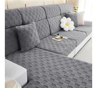 Inverno Peluche Copridivano Integrale Europeo Coperture per Divani | Su Misura Addensare Moderno Soluzioni Per L'Imbottitura Del Divano(B,Pillowcase)