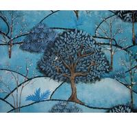 Inverno Prato Albero Cotone Tessuto Tenda Fodera Cuscino Coperta Utilizzare