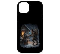 Inverno Strega Dea Pagana Yule Folklore Celeste Neve Arte Custodia per iPhone 14 Plus