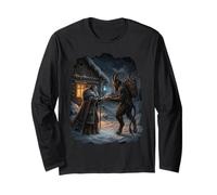 Inverno Strega Dea Pagana Yule Folklore Celeste Neve Arte Maglia a Manica