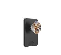 Inverno Wonderland Yorkie Acquerello Cane Inverno PopSockets PopWallet per MagSafe